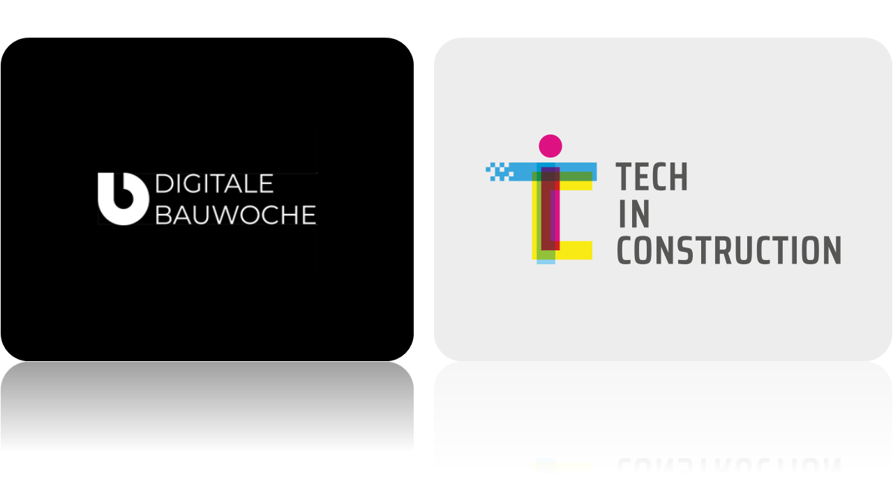 Symbolbild Logo der Digitale Bauwoche 2024 + TECH IN CONSTRUCTION 2024 in Berlin