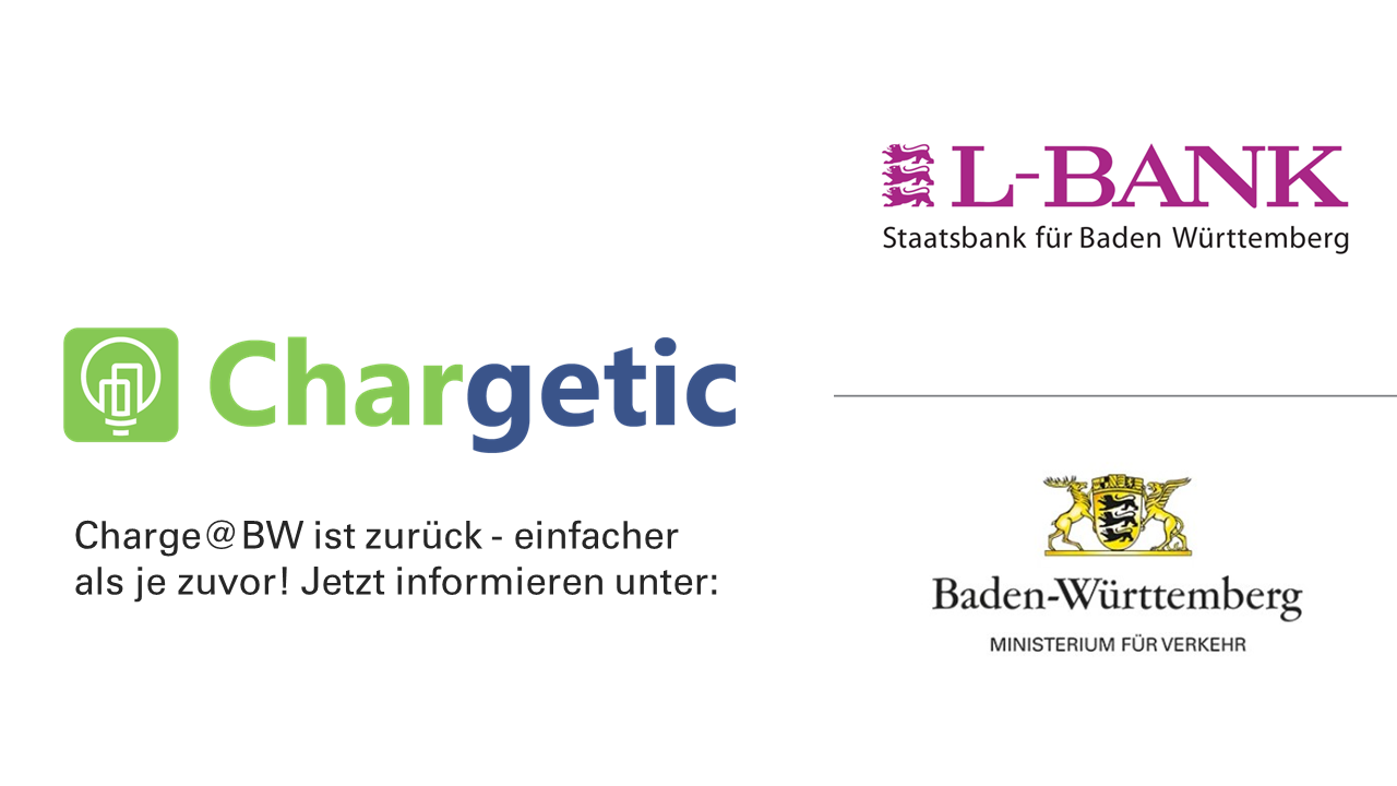 Charge@BW 2023 / ChargeBW - Ladeinfrastrukturförderprogramm der L-Bank und Ministerium für Verkehr Baden-Württemberg